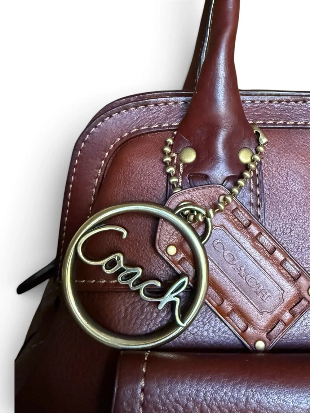 Rare Coach 65th Anniversary Legacy Thompson Satchel NWOT | Whiskey Leather 2007